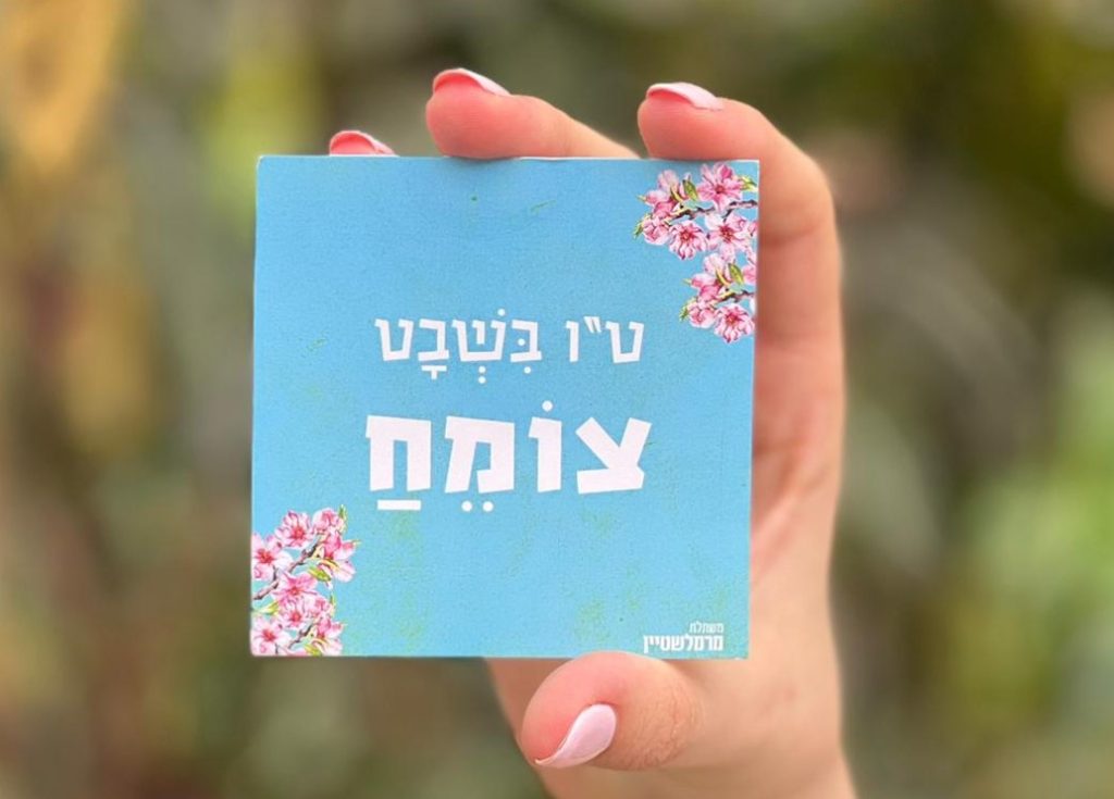 מזכרות לאירועים, טו בשבט צומח