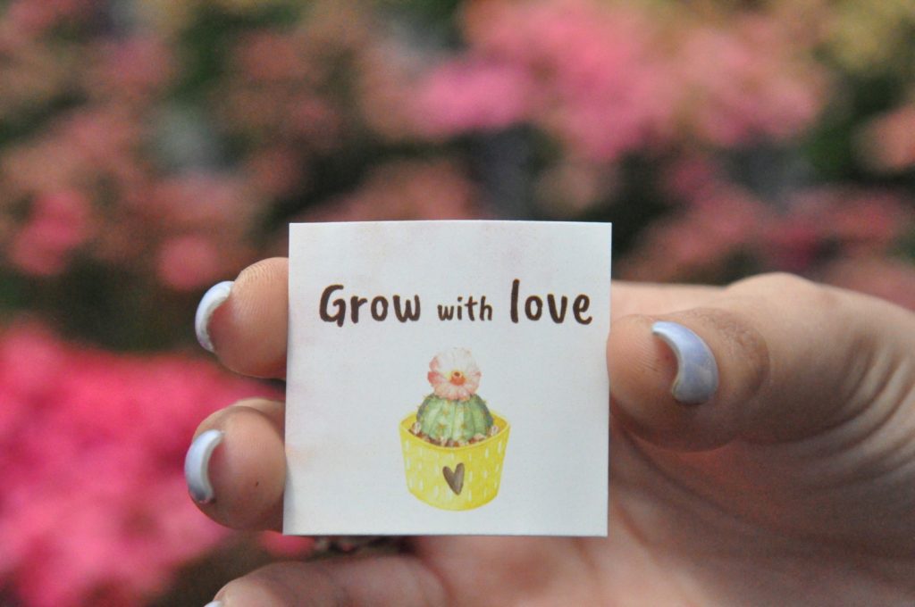 מזכרות לאירועים, מיתוג ‘GROW WITH LOVE’